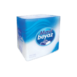Mavi Beyaz 1 ply Serviettes